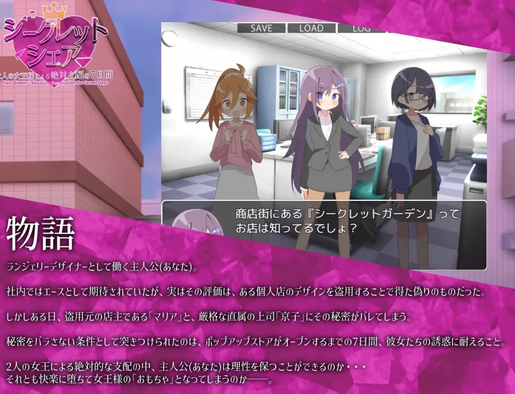 图片[2]-【SLG/色诱/反向奸】秘密共享～两位女王的绝对支配的7天～/シークレット・シェア〜2人の女王様による絶対支配の7日間〜AI汉化版【3月新作/1.4G】-Hello world!