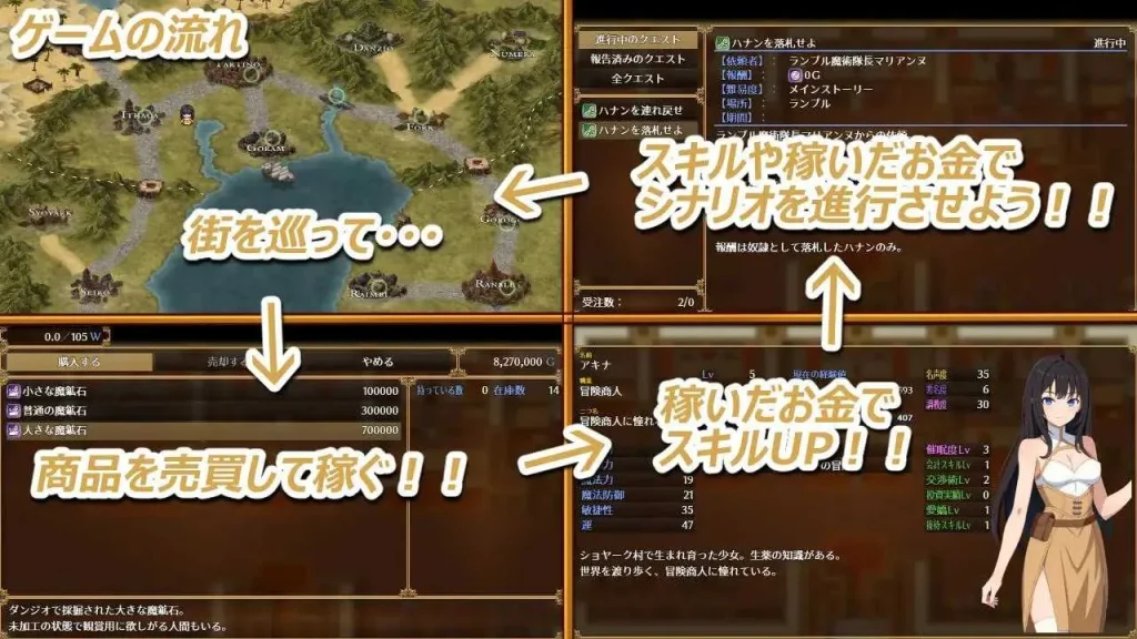 图片[2]-【RPG】亚希奈・商队/アキナ・キャラバン AI汉化版+自带全回想[3月新作/1.5G]-Hello world!